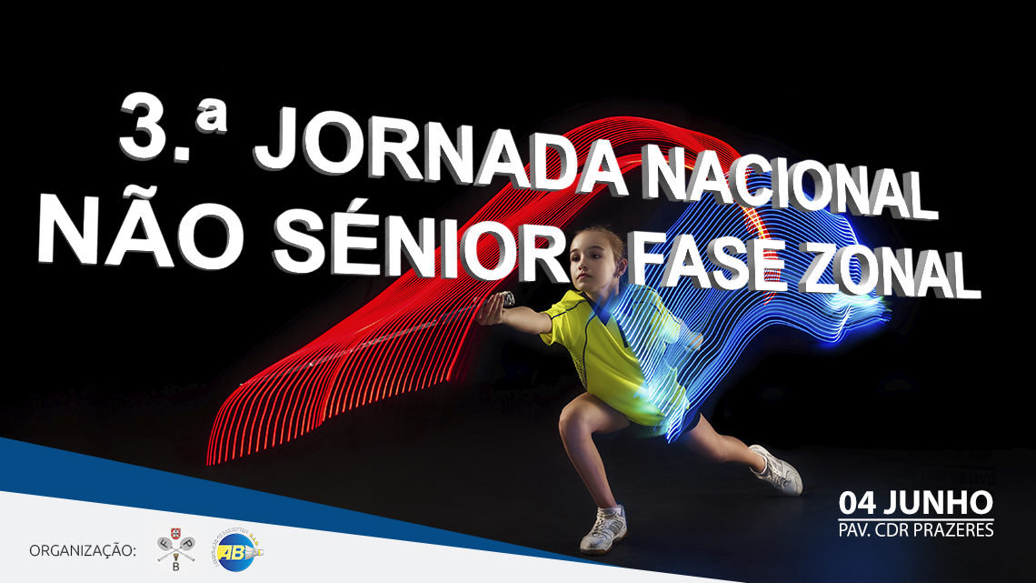 3.ª Jornada Nacional Não Sénior - Fase Zonal Época 2026