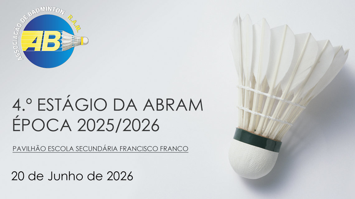 4.º Estágio da ABRAM Época 2025/2026
